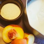 Griessbrei mit Pfirsichmus Zutaten