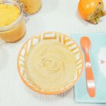 Kaki-Apfel-Brei mit Schmelzflocken fertig