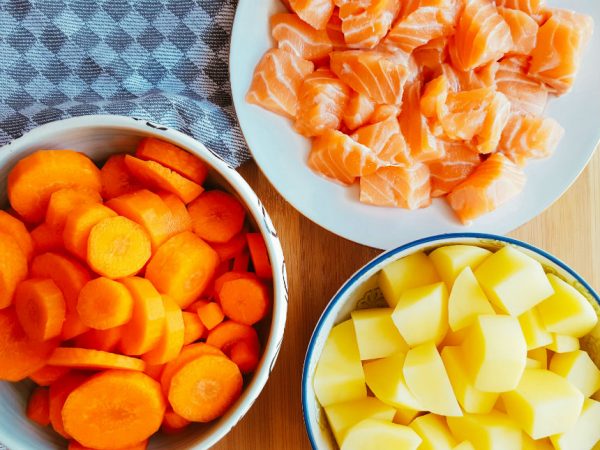 Blumenkohl-Zucchini-Hähnchen-Reis-Brei - Babybrei Rezept